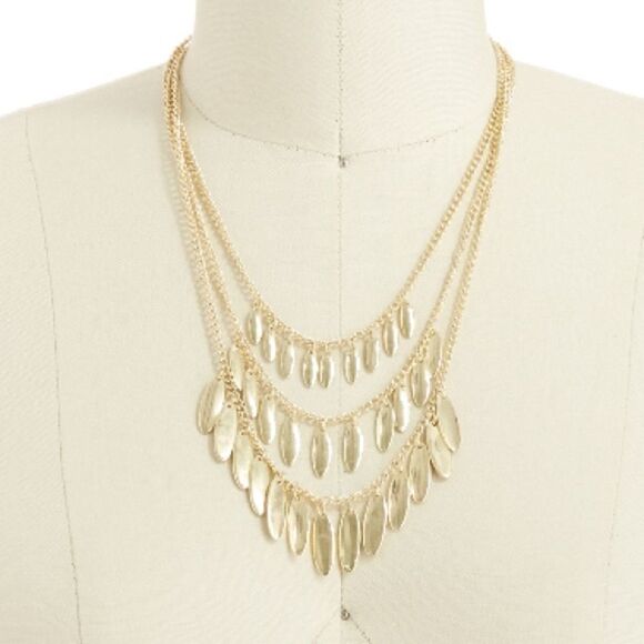 Reversible Gold Three layer Necklace! - Picture 1 of 7